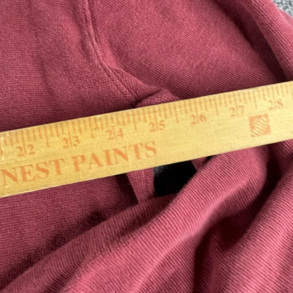 Carhartt Shirt Mens XL Red Long Sleeve Thermal Lined Henley Workwear Tee Cotton